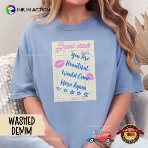 Guest Check national compliment day ideas Comfort Colors Tee 1 InkInAction.com