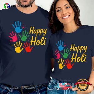 Happy Holi Colorful Festival Of Colors T-shirt Happy Holi Colorful Festival Of Colors T-shirt