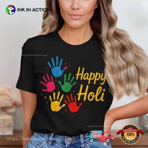 Happy Holi Colorful Festival Of Colors T shirt 3 InkInAction.com