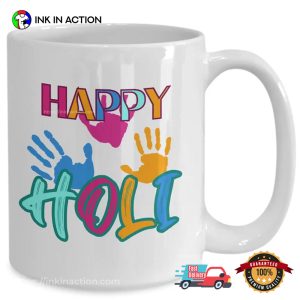 Happy Holi Festival of Colors Gift Mug 2 InkInAction.com
