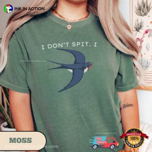 I Don’t Spit I Swallow Funny Swallow Bird Comfort Colors T-shirt