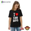 I Love Emo Boys Fun Meme Shirt