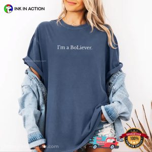 I’m A BoLiever Funny Bo Nix Denver Fan Comfort Colors T-shirt