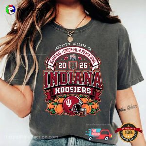 Indiana Hoosiers 2026 CFP Semifinal Chick-fil-A Peach Bowl T-shirt Indiana Hoosiers 2026 CFP Semifinal Chick-fil-A Peach Bowl T-shirt