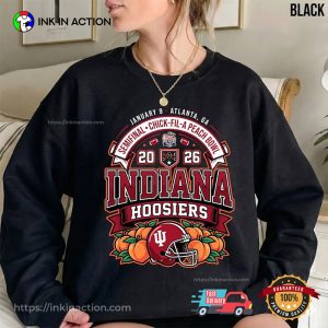 Indiana Hoosiers 2026 CFP Semifinal Chick fil A Peach Bowl T shirt 3 InkInAction.com