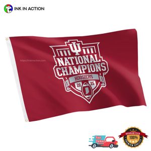 Indiana Hoosiers National Champs Flag Indiana Hoosiers National Champs Flag