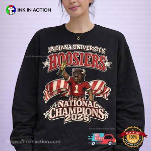 Indiana Hoosiers Peach Bowl 2026 Peach Bowl Champions T shirt 2 InkInAction.com