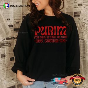 Jewish Holiday Gift Funny Purim T shirt 2 InkInAction.com