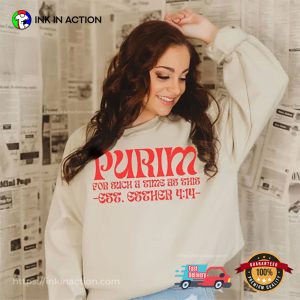 Jewish Holiday Gift Funny Purim T shirt InkInAction.com