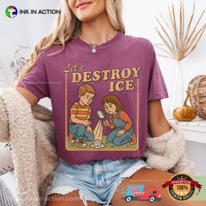 Let's Destroy Ice Retro Abolish ICE Comfort Colors Shirt 1 InkInAction.com
