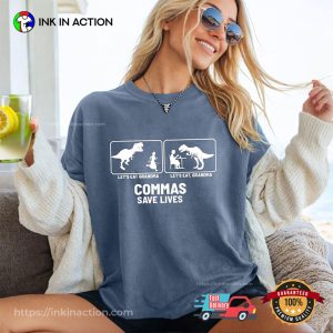 Let's Eat Grandma punctuation saves lives t shirt 1 InkInAction.com