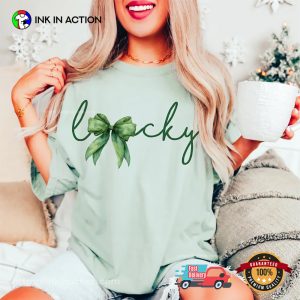 Lucky St. Patrick’s Day Coquette Comfort Colors Tee
