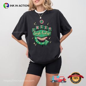Lucky's Irish Lodge Vacant St Patrick's Day Comfort Colors Tee 2 InkInAction.com