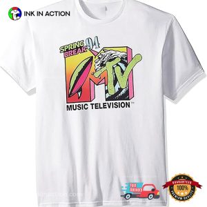 MTV Men's Springbreak 94 Logo T Shirt 2 InkInAction.com