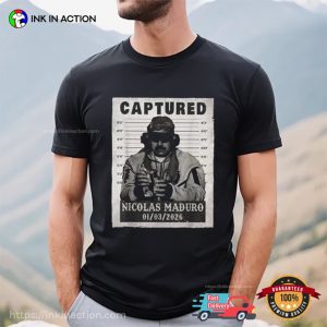 Maduro Captured Nicolas Maduro Tour 2026 T-shirt Maduro Captured Nicolas Maduro Tour 2026 T-shirt