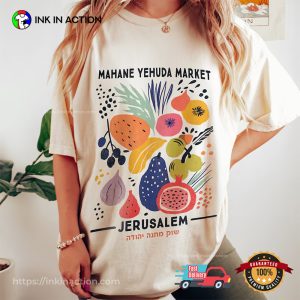 Mahane Yehuda Market Jerusalem Jewish Gift T-shirt Mahane Yehuda Market Jerusalem Jewish Gift T-shirt