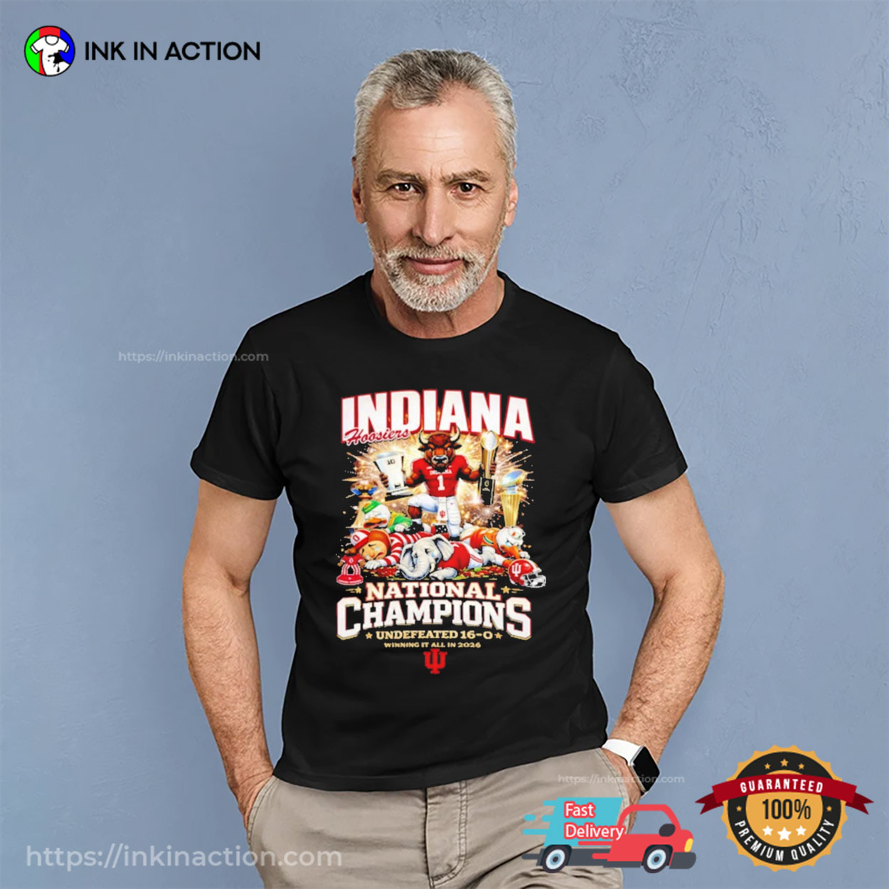 National Champions Indiana Hoosiers Undefeated Shirt National Champions Indiana Hoosiers Undefeated Shirt