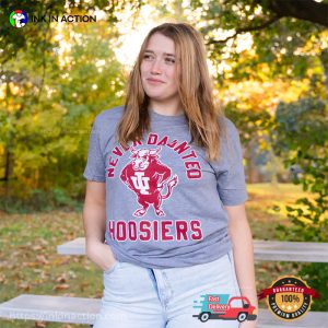 Never Daunted Hoosiers, Indiana Hoosiers Bison Mascot Shirt