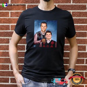 New England Football Brady and Maye Funny Meme Shirt 3