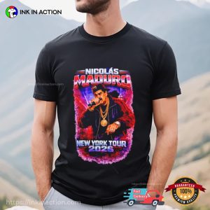 Nicolas Maduro New York Tour 2026 Graphic T-shirt Nicolas Maduro New York Tour 2026 Graphic T-shirt