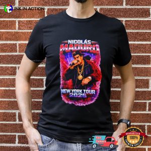 Nicolas Maduro New York tour 2026 graphic T shirt 2 InkInAction.com