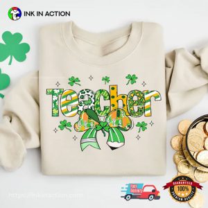 One Lucky Teacher St Patrick's Day Shirt 1 InkInAction.com