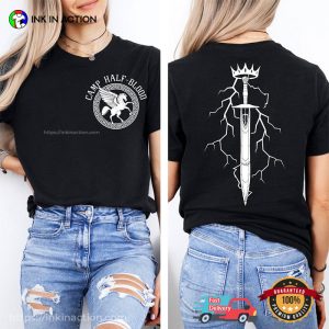 Percy Jackson Season 3 Camp Half-Blood 2-sided Shirt Percy Jackson Season 3 Camp Half-Blood 2-sided Shirt