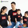 Personalized Building Bricks Theme Birthday Family T-shirt