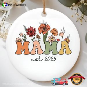 Personalized Unique Mother’s Day Gifts Floral Ornament