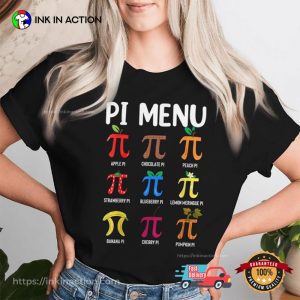 Pi Menu 3.14 Pi Symbol Math Teacher Happy Pi Day T-shirt Pi Menu 3.14 Pi Symbol Math Teacher Happy Pi Day T-shirt