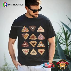 Purim Hamantaschen Jewish Holiday Am Yisrael Chai T-shirt 1 InkInAction.com