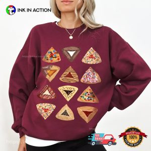 Purim Hamantaschen Jewish Holiday Am Yisrael Chai T-shirt Purim Hamantaschen Jewish Holiday Am Yisrael Chai T-shirt