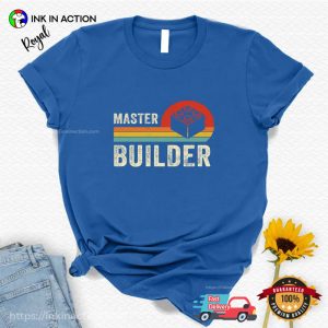Retro Building Blocks Master Builder T-shirt
