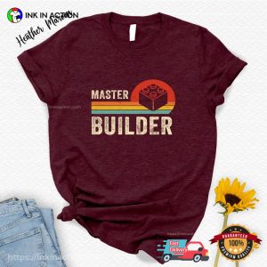 Retro Building Blocks Master Builder T shirt 2 InkInAction.com