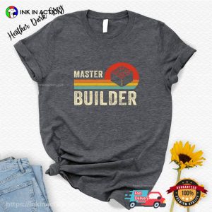 Retro Building Blocks Master Builder T shirt 3 InkInAction.com