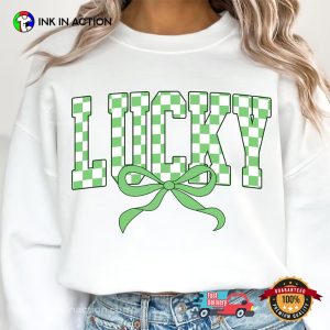 Retro Checkered Lucky St Patrick’s Day Shirt