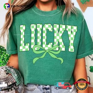Retro Checkered Lucky St Patrick’s Day Shirt Retro Checkered Lucky St Patrick’s Day Shirt