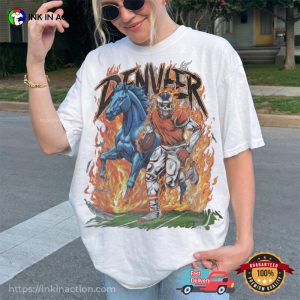 Retro Denver Broncos Football Deadthread Overdogs Comfort Colors T-shirt