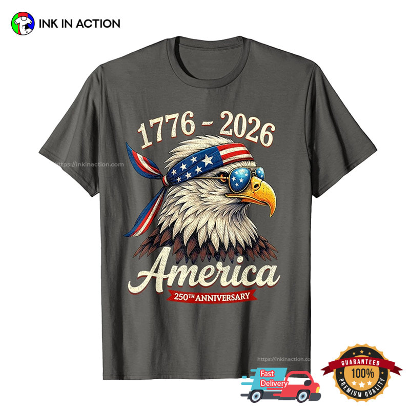 Retro USA Eagle 1776-2026, America 250 Celebration Shirt Retro USA Eagle 1776-2026, America 250 Celebration Shirt