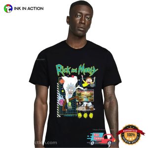Rick And Morty Fashion Cartoon T-shirt Rick And Morty Fashion Cartoon T-shirt