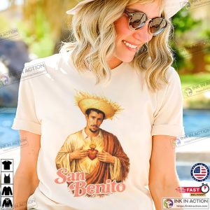 Saint Benito Bad Bunny T shirt 2 InkInAction.com