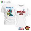 San Francisco 49ers x Monters Inc Funday Football Cartoon T-shirt