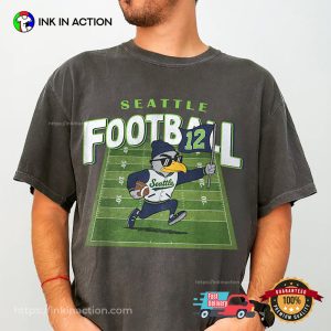 Seattle Football Seahawks Game Day Comfort Colors Tee 1 InkInAction.com