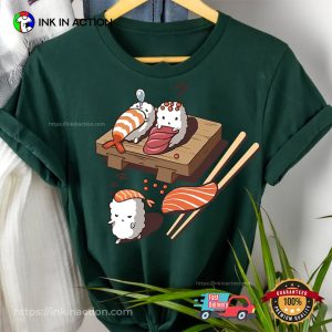 Sleepwalking Sushi Cute Japanese Food Comfort Colors Tee