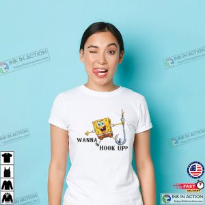 SpongeBob Wanna Hook Up T-shirt SpongeBob Wanna Hook Up T-shirt