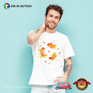 Star Aesthetic Goldfish Cute T-shirt Star Aesthetic Goldfish Cute T-shirt