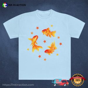Star Aesthetic Goldfish Cute T shirt 2 InkInAction.com