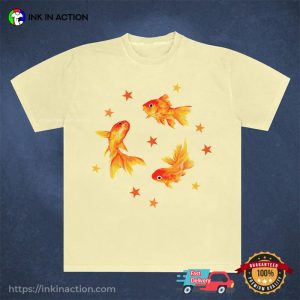 Star Aesthetic Goldfish Cute T shirt 3 InkInAction.com