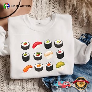Sushi Sashimi japanese food culture Shirt 2 InkInAction.com