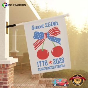 Sweet 250 anniversary of america Flag 2 InkInAction.com